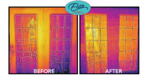 weather stripping thermal scan